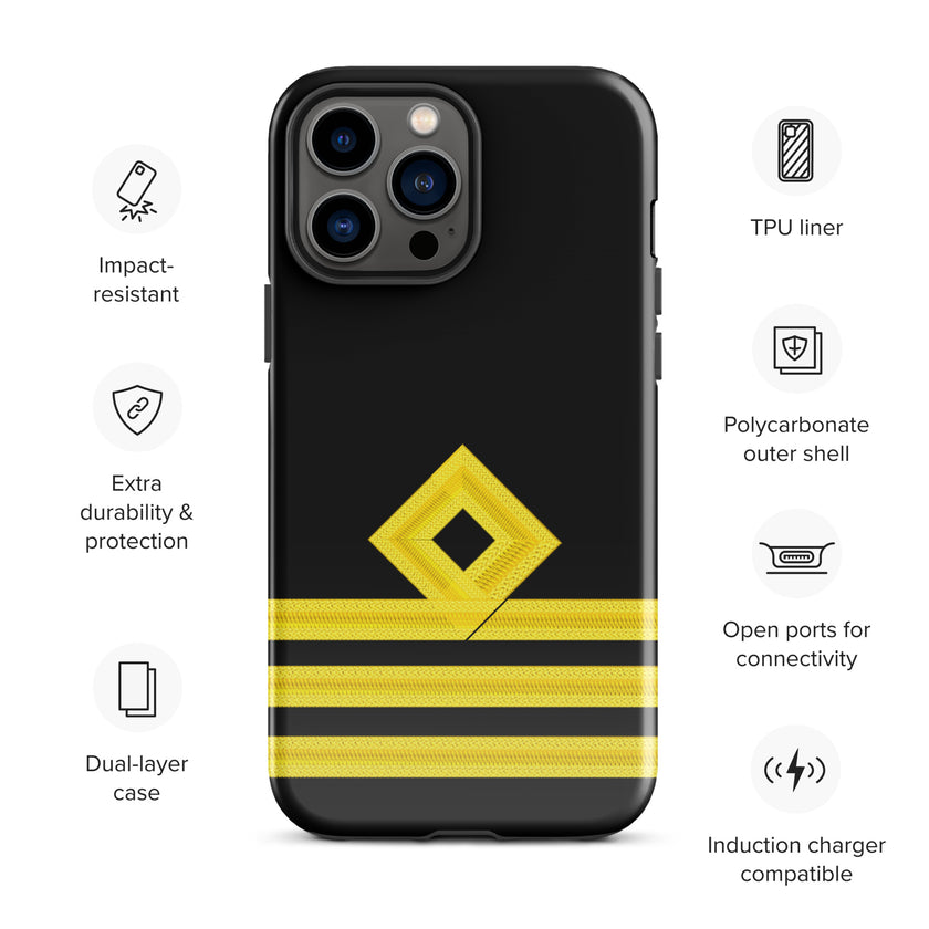 Chief Officer iPhone Case (choose epaulette) - IamSEAWOLF shop
