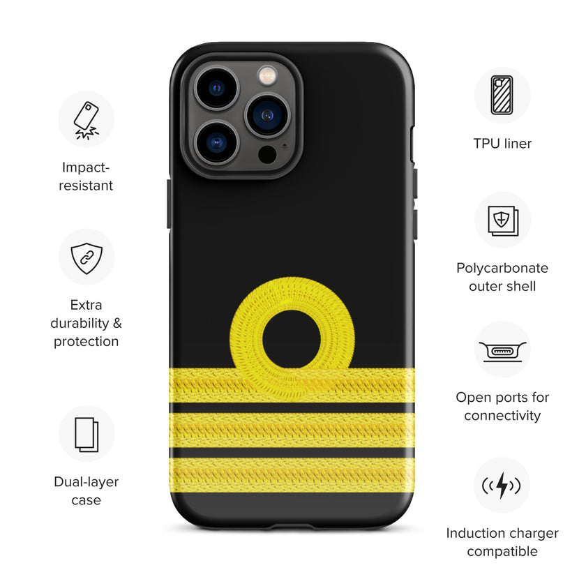 Chief Officer iPhone Case (choose epaulette) - IamSEAWOLF shop