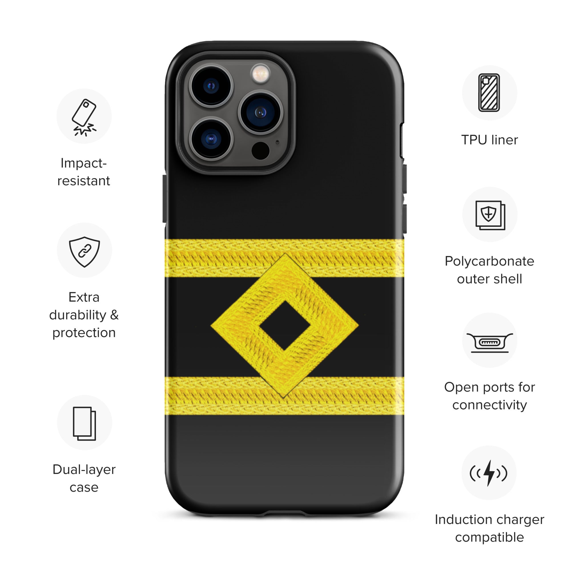 Second Officer iPhone Case (choose epaulette)