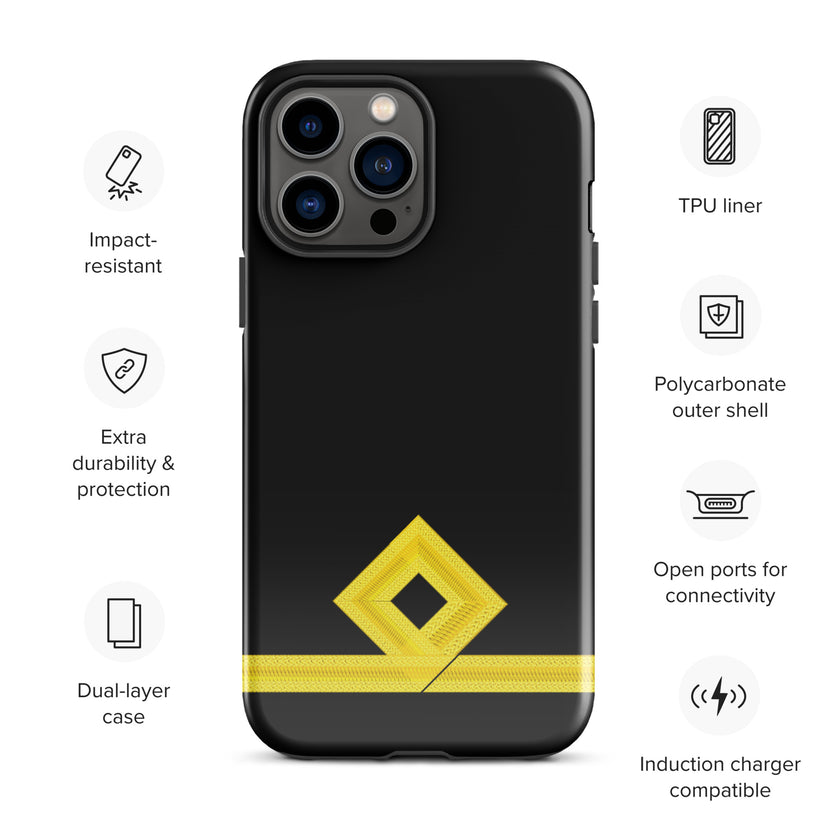 Third Officer iPhone Case (choose epaulette) - IamSEAWOLF shop