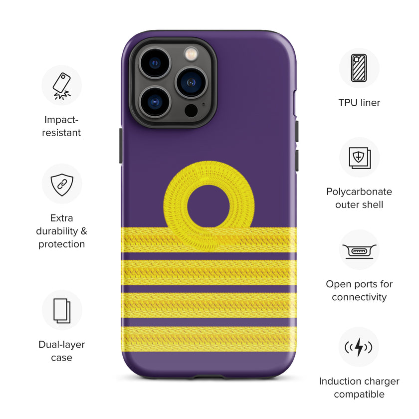 iPhone-Hülle „Chefingenieur“ (Schulterklappe auswählen)