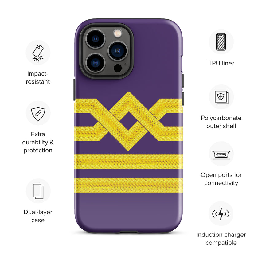 iPhone-Hülle „Chefingenieur“ (Schulterklappe auswählen)