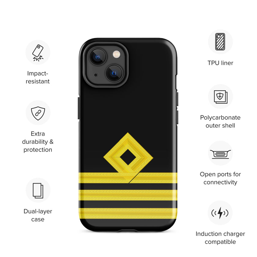 Chief Officer iPhone Case (choose epaulette) - IamSEAWOLF shop