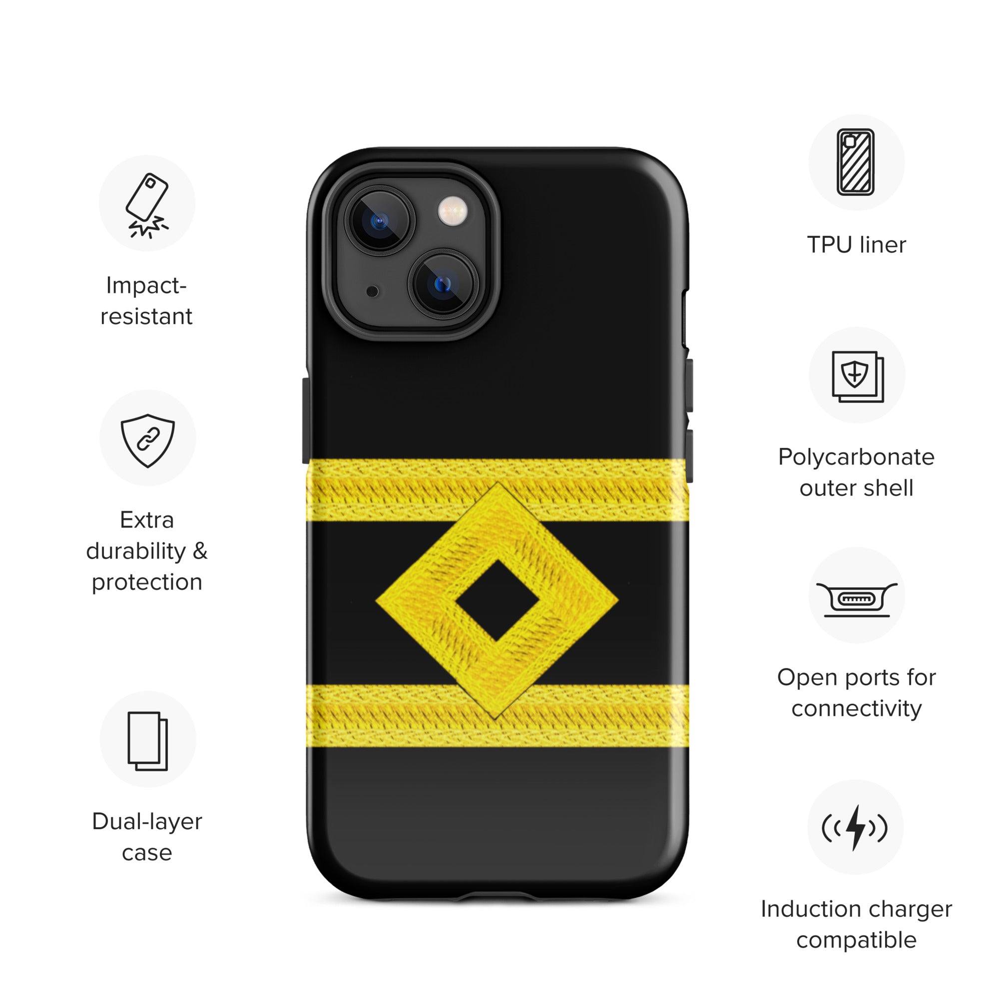 Second Officer iPhone Case (choose epaulette)