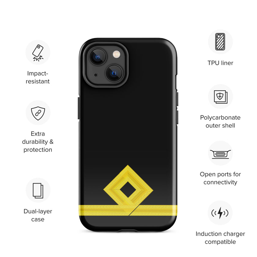 Third Officer iPhone Case (choose epaulette) - IamSEAWOLF shop