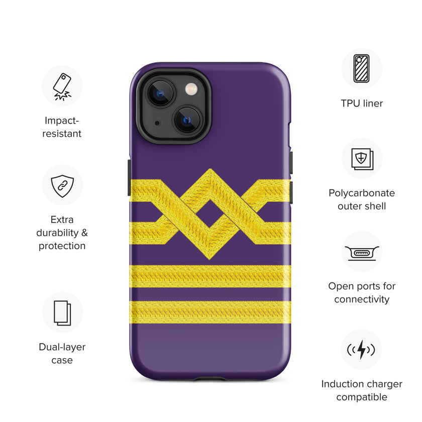 iPhone-Hülle „Chefingenieur“ (Schulterklappe auswählen)