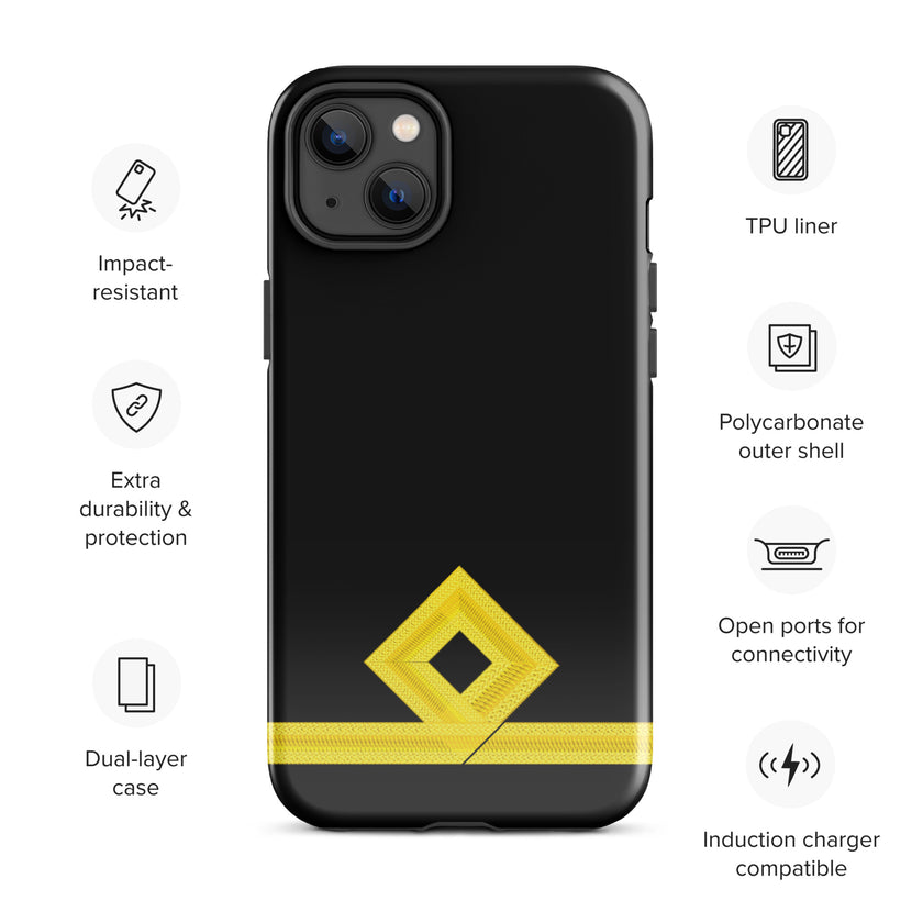 Third Officer iPhone Case (choose epaulette) - IamSEAWOLF shop
