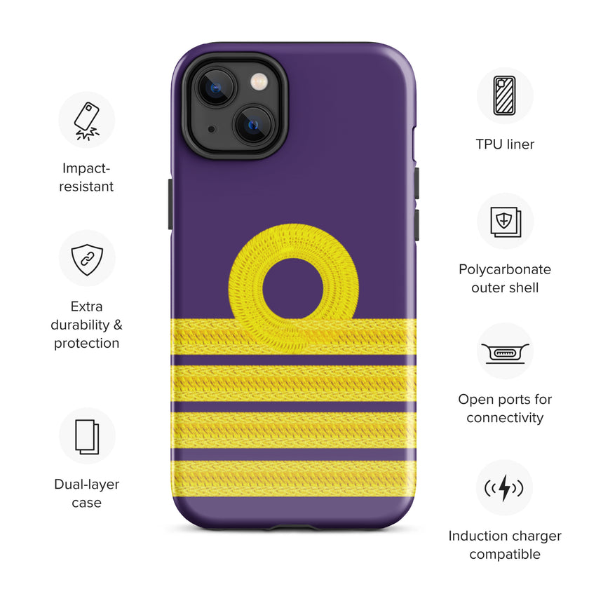 iPhone-Hülle „Chefingenieur“ (Schulterklappe auswählen)