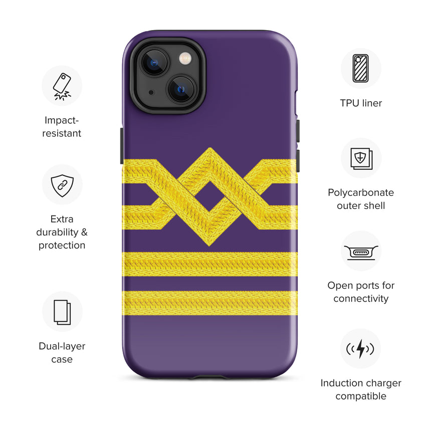 iPhone-Hülle „Chefingenieur“ (Schulterklappe auswählen)