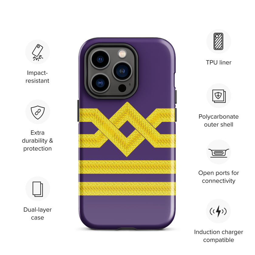 iPhone-Hülle „Chefingenieur“ (Schulterklappe auswählen)