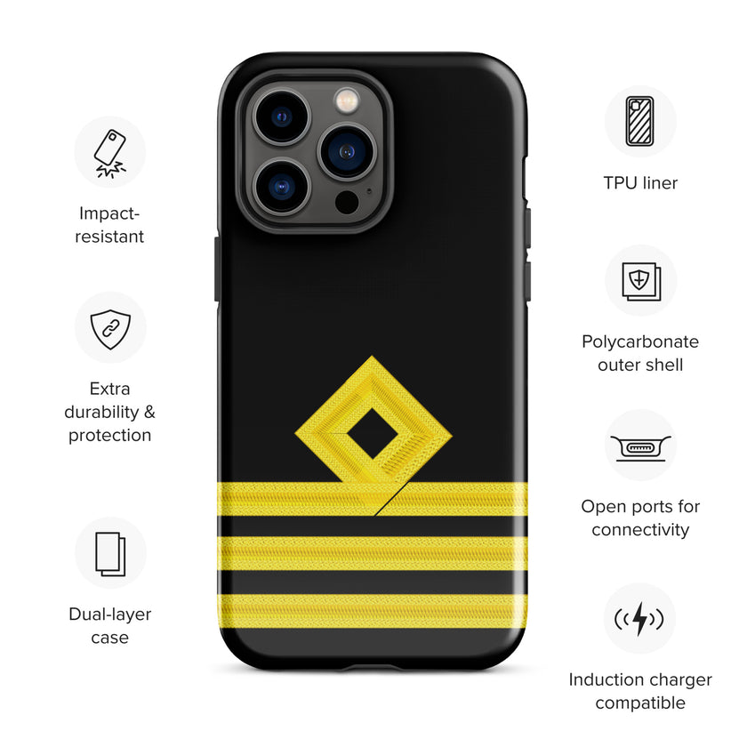 Chief Officer iPhone Case (choose epaulette) - IamSEAWOLF shop