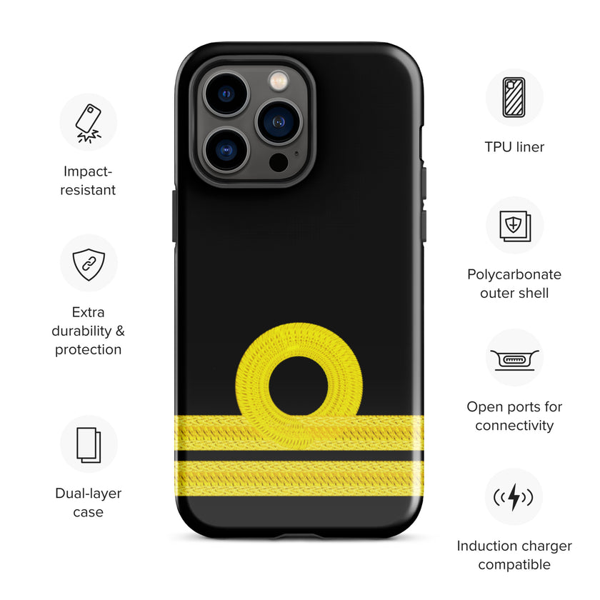 Second Officer iPhone Case (choose epaulette)