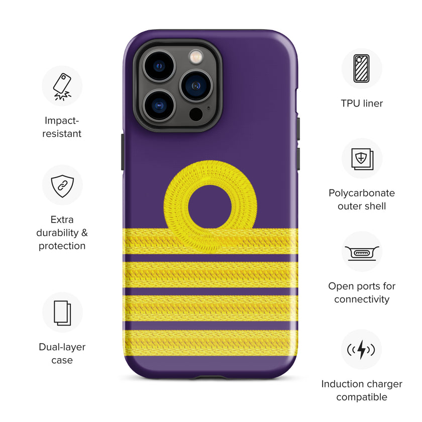 iPhone-Hülle „Chefingenieur“ (Schulterklappe auswählen)