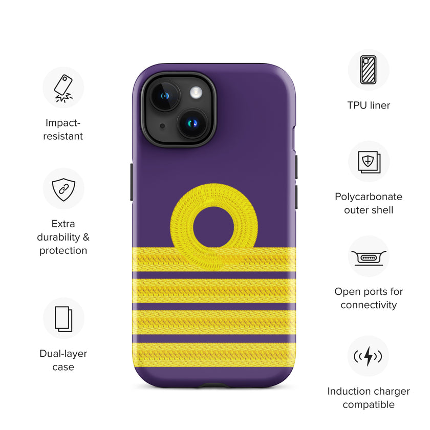 iPhone-Hülle „Chefingenieur“ (Schulterklappe auswählen)