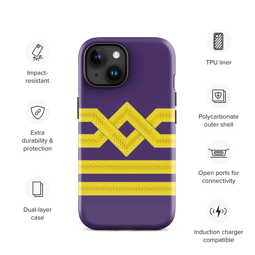 iPhone-Hülle „Chefingenieur“ (Schulterklappe auswählen)