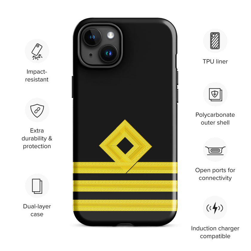 Chief Officer iPhone Case (choose epaulette) - IamSEAWOLF shop