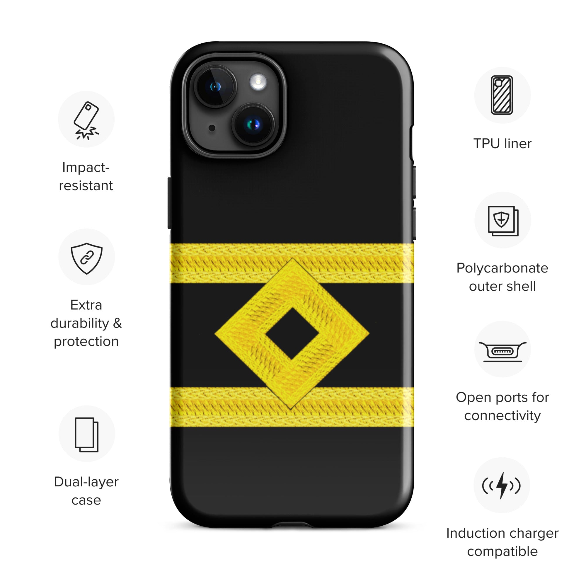 Second Officer iPhone Case (choose epaulette)