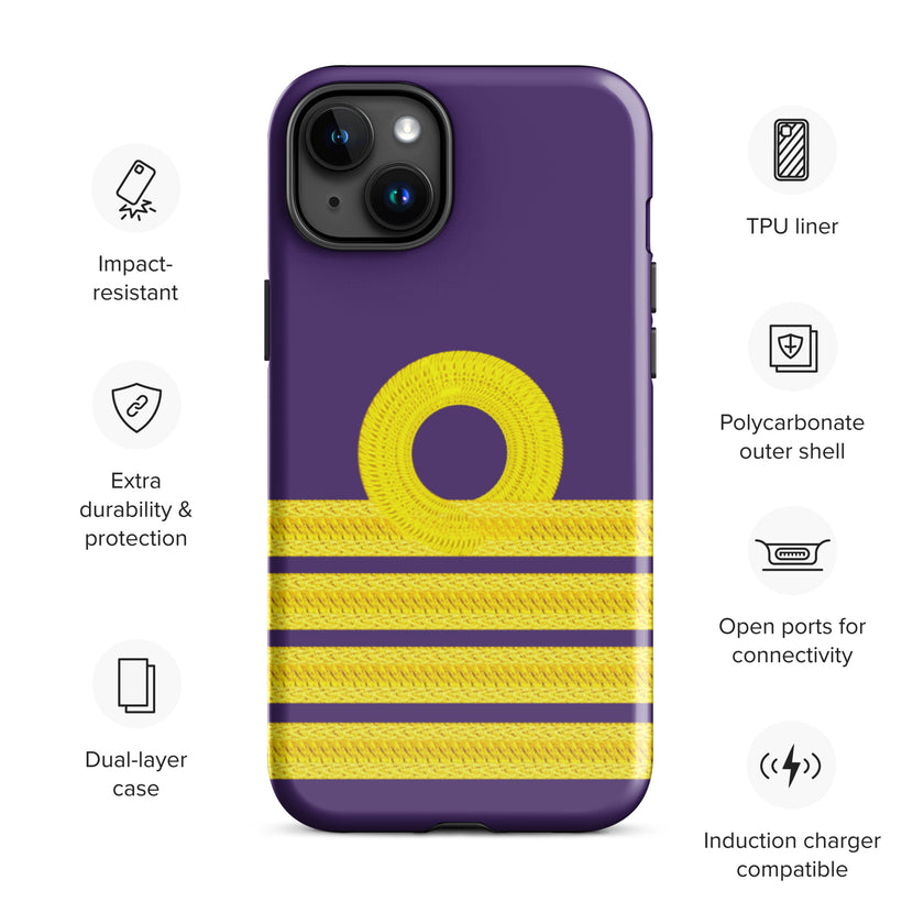 iPhone-Hülle „Chefingenieur“ (Schulterklappe auswählen)