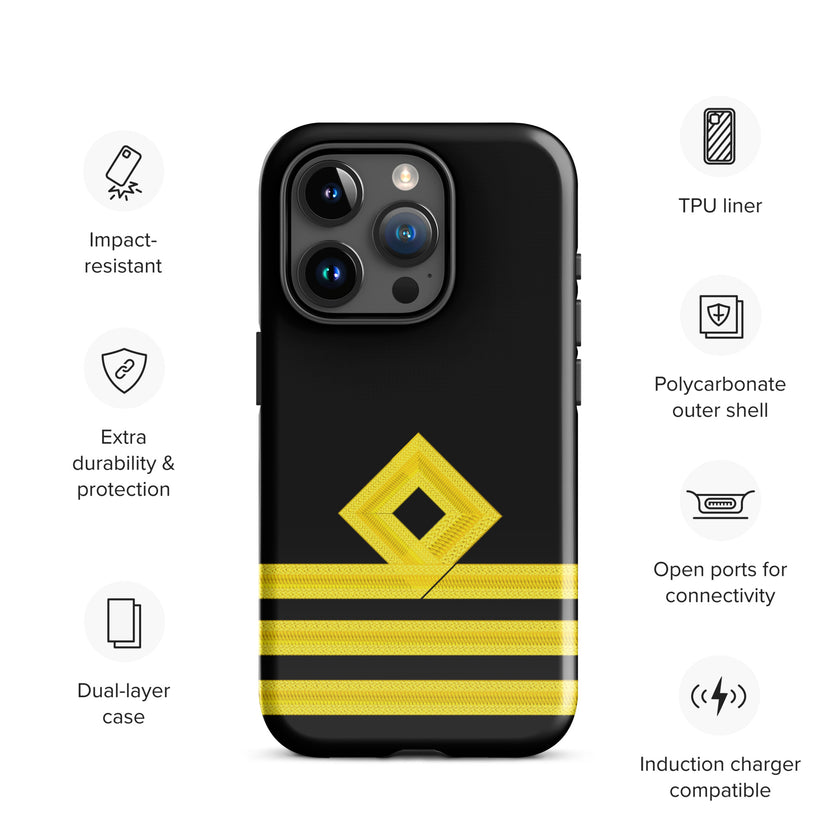 Chief Officer iPhone Case (choose epaulette) - IamSEAWOLF shop
