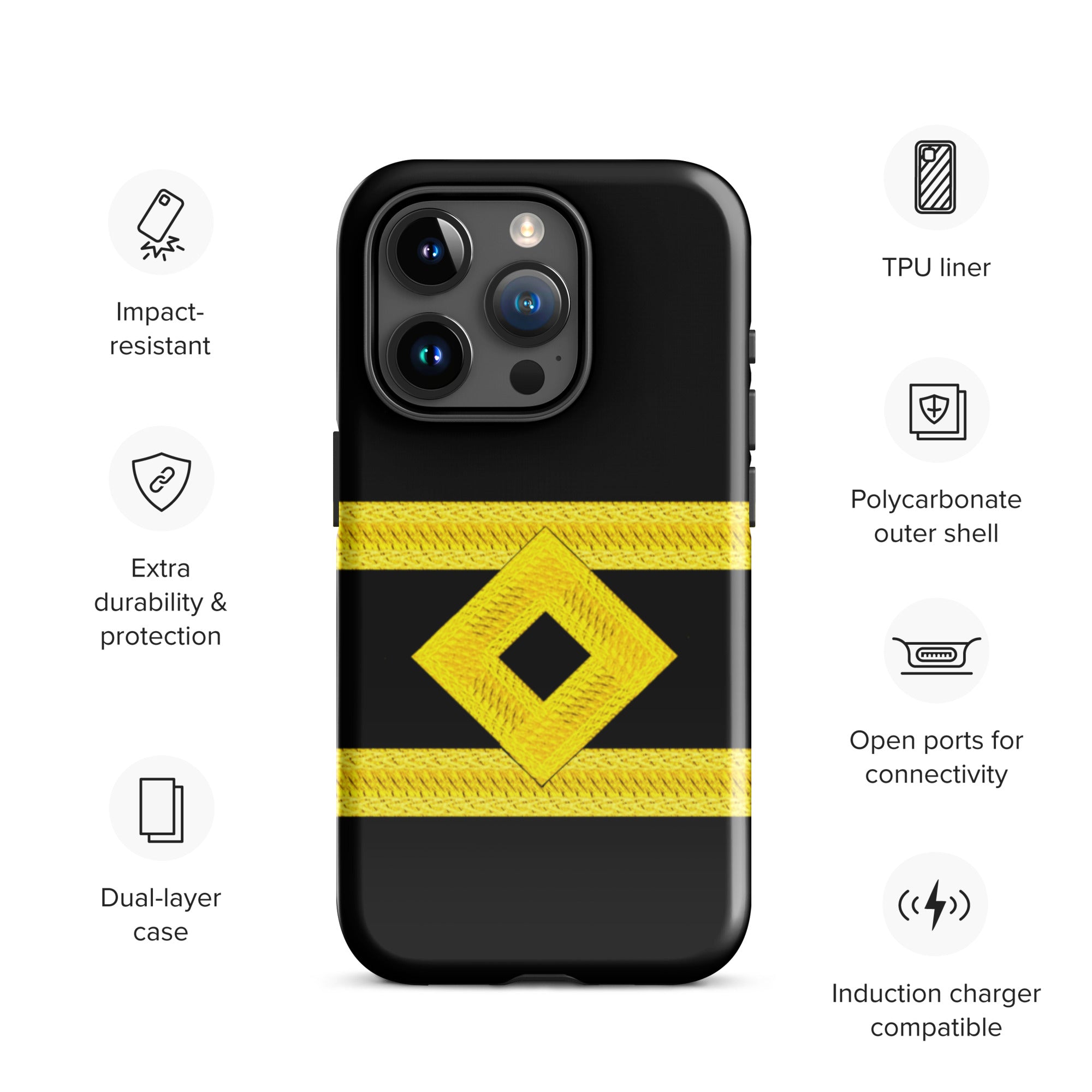 Second Officer iPhone Case (choose epaulette)