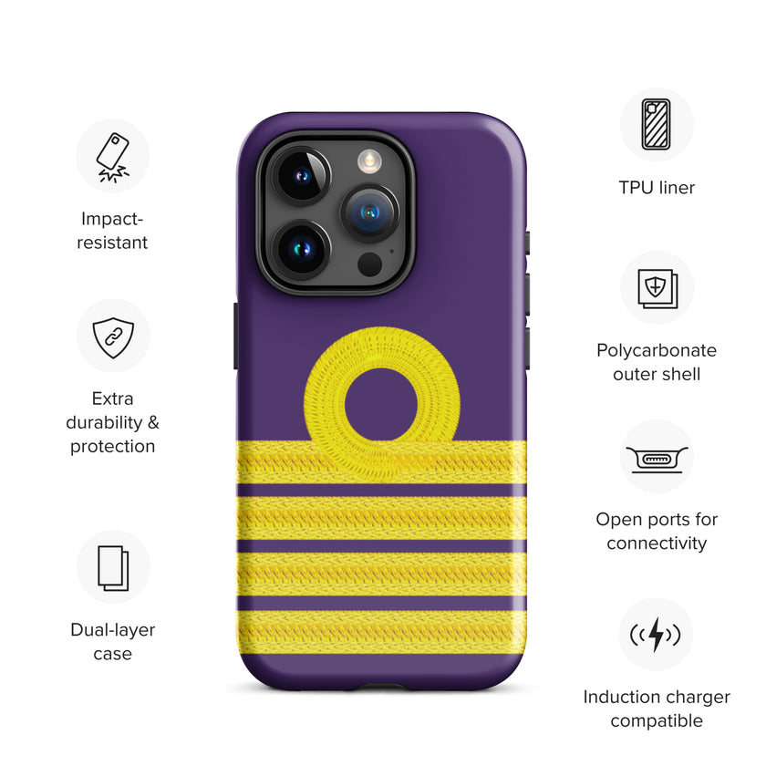 iPhone-Hülle „Chefingenieur“ (Schulterklappe auswählen)