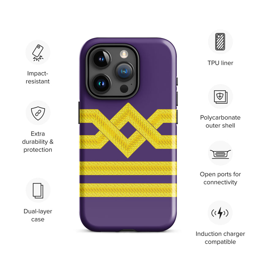 iPhone-Hülle „Chefingenieur“ (Schulterklappe auswählen)