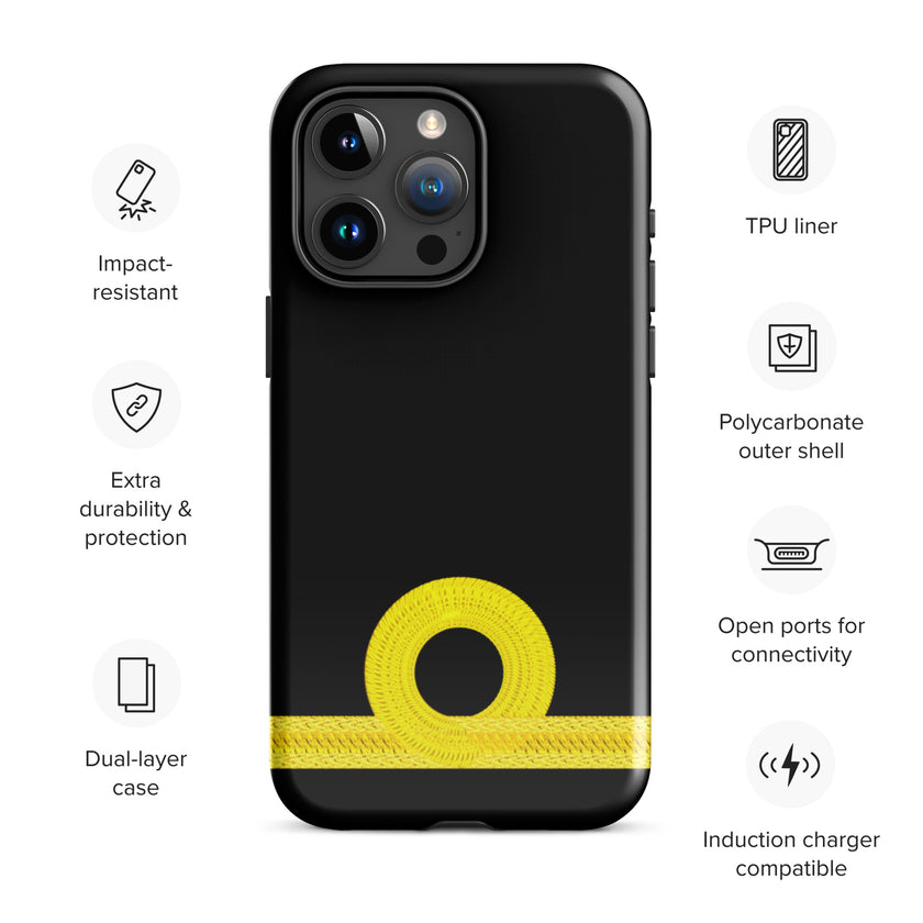 Third Officer iPhone Case (choose epaulette) - IamSEAWOLF shop