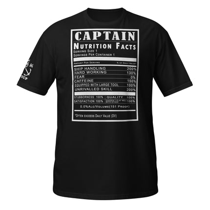 Shirt Captain Nutrition Facts