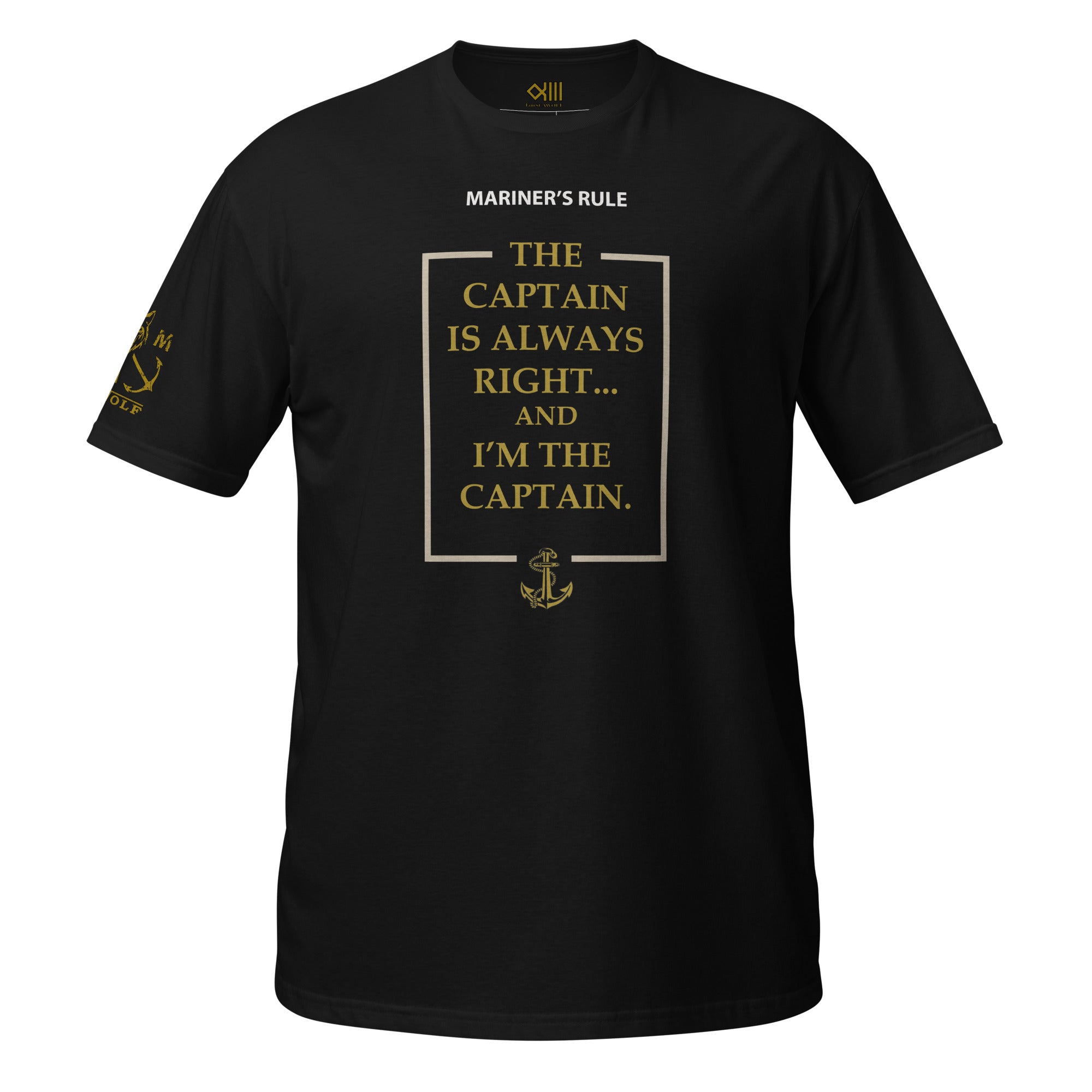 Shirt for Captain Mariners rules.