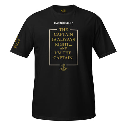 Shirt for Captain Mariners rules.