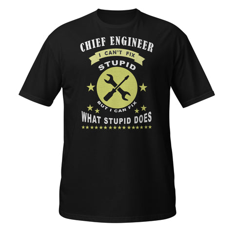 Short-Sleeve T-Shirt CHIEF ENGINEER - IamSEAWOLF shop