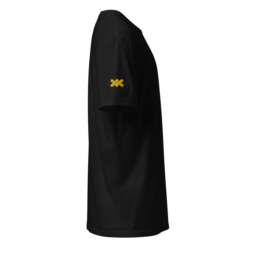 T-Shirt der Uniform eines zweiten Offiziers mit Stickereien auf der linken Brust und den Ärmeln.