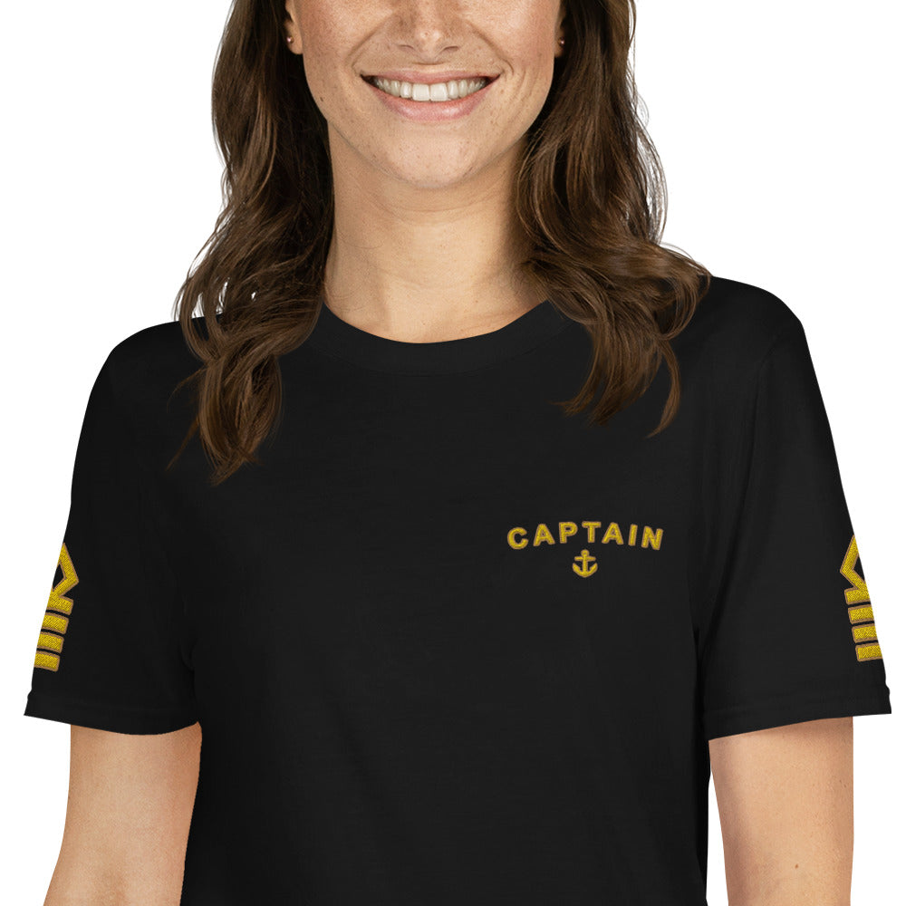 Short-Sleeve Unisex T-Shirt Captain - IamSEAWOLF shop