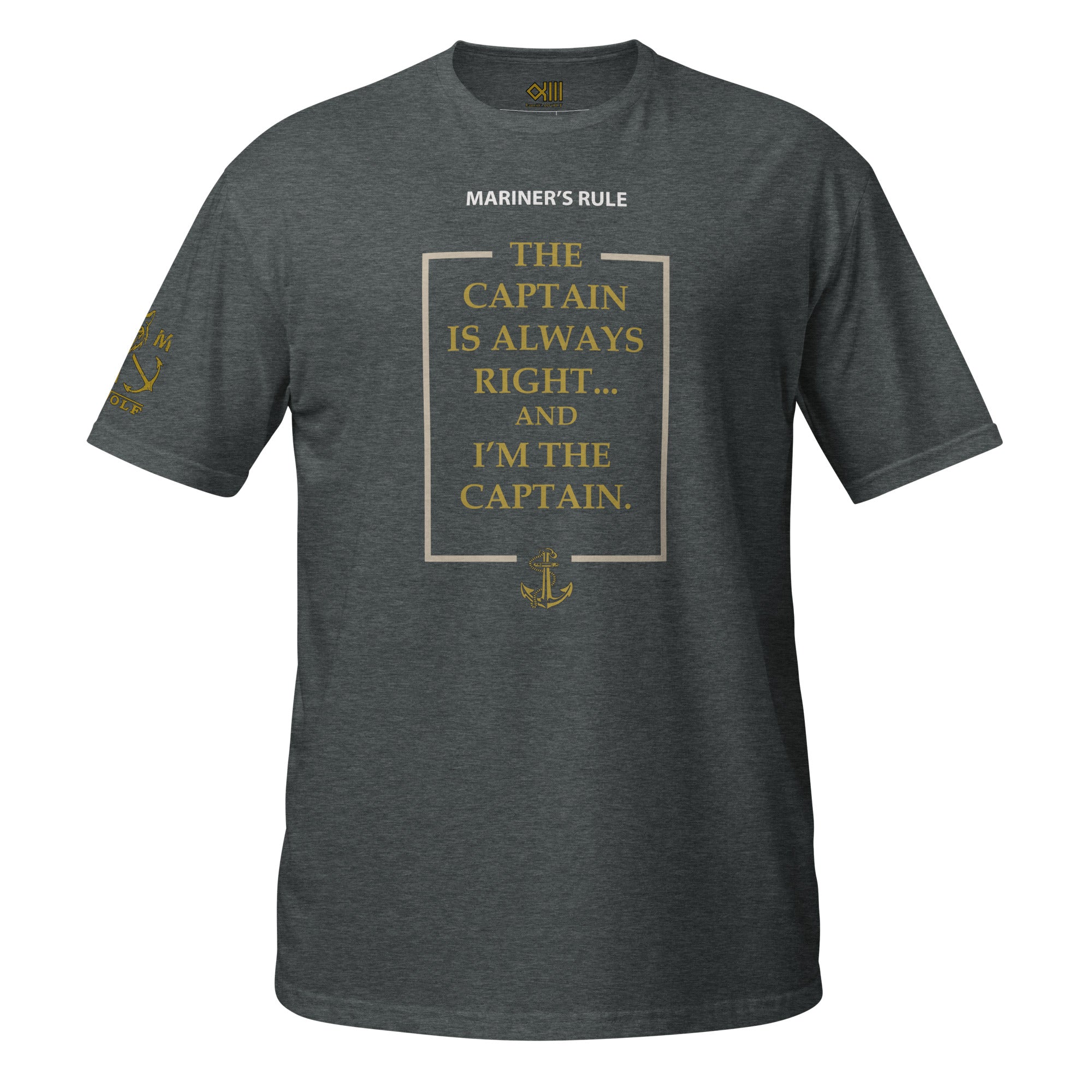 Shirt for Captain Mariners rules. - IamSEAWOLF shop
