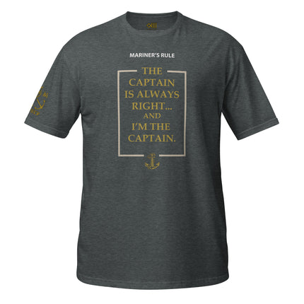 Shirt for Captain Mariners rules. - IamSEAWOLF shop