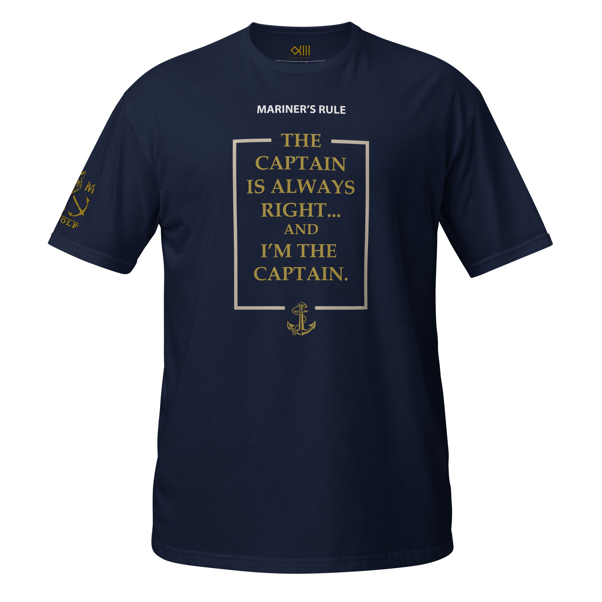 Shirt for Captain Mariners rules. - IamSEAWOLF shop