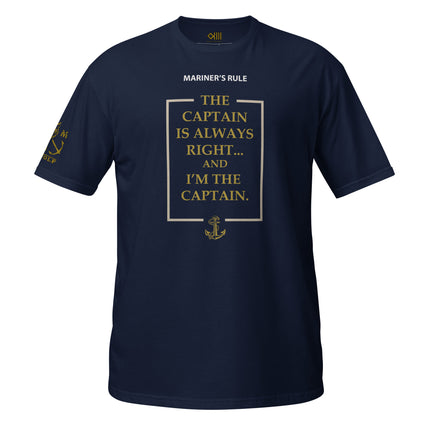 Shirt for Captain Mariners rules. - IamSEAWOLF shop