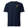 2OFF T-shirt left chest and sleeves embroidery (Choose epaulettes style)