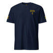 2OFF T-shirt left chest and sleeves embroidery (Choose epaulettes style)