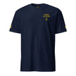 3OFF T-shirt left chest and sleeves embroidery (Choose epaulettes)