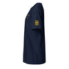 Captain T-shirt left chest and sleeves embroidery (Choose epaulettes type)