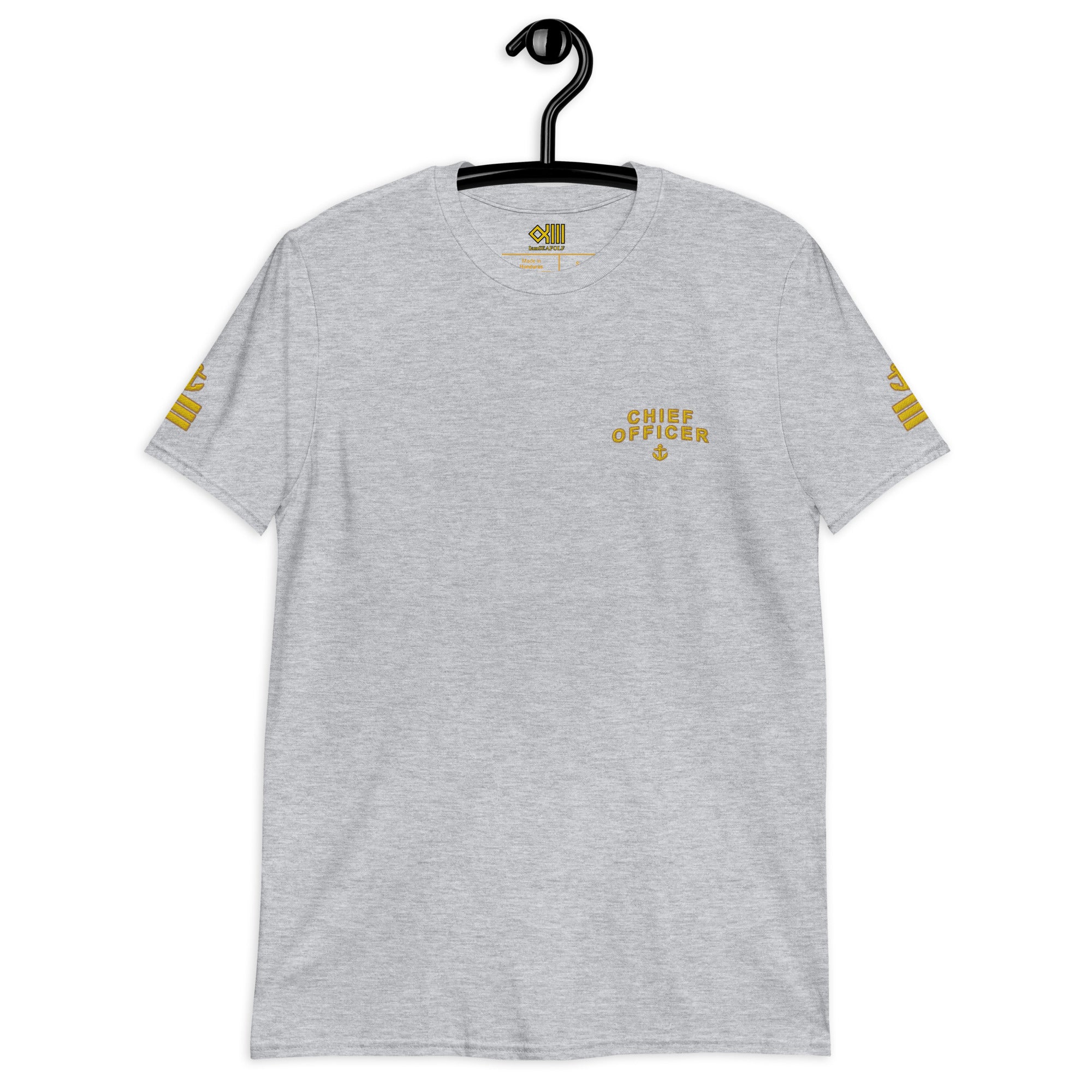 Chief Officer t-shirt with embroidery (Anchor & 3 stripes)
