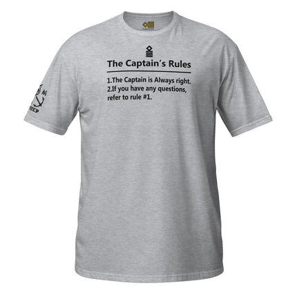 T-Shirt The Captain’s Rules - IamSEAWOLF shop