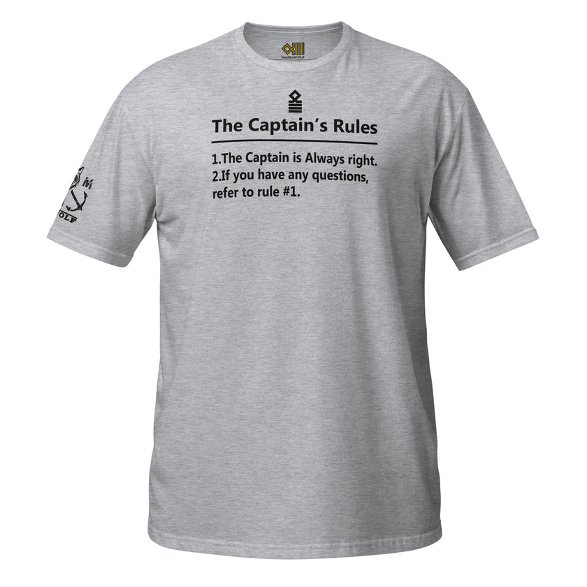T-Shirt The Captain’s Rules - IamSEAWOLF shop