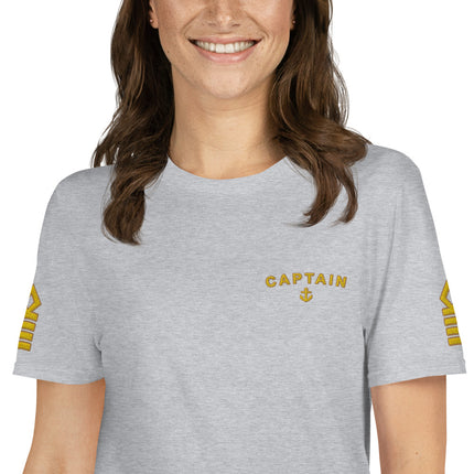 Short-Sleeve Unisex T-Shirt Captain - IamSEAWOLF shop