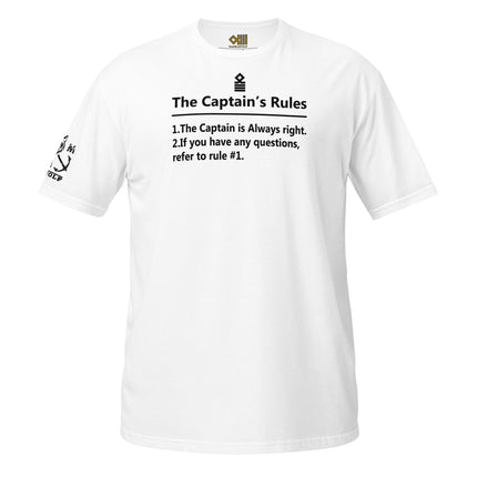 T-Shirt The Captain’s Rules