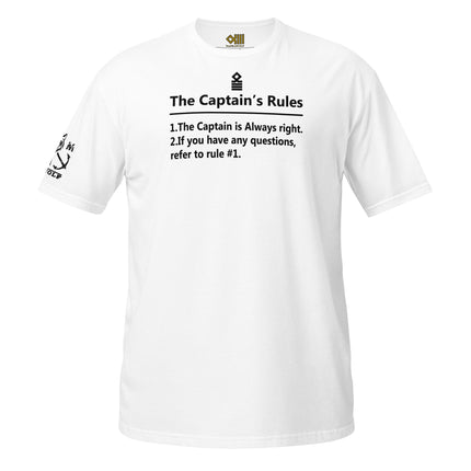 T-Shirt The Captain’s Rules - IamSEAWOLF shop
