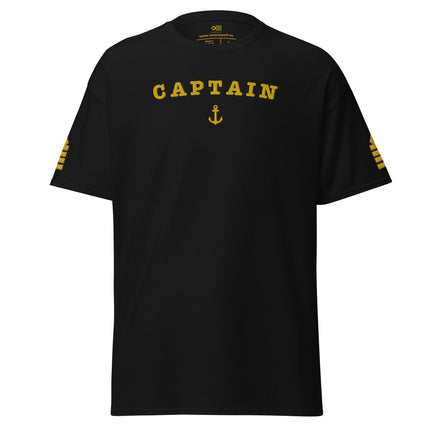 Captain uniform t-shirt with large embroidery - IamSEAWOLF shop