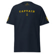 Captain uniform t-shirt with large embroidery