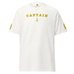 Captain uniform t-shirt with large embroidery